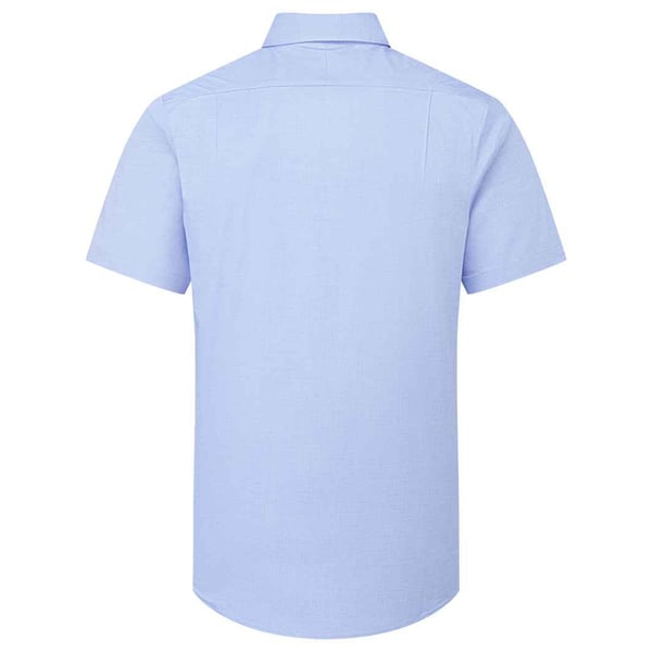 Premier Mens Supreme Oxford Short-Sleeved Formal Shirt