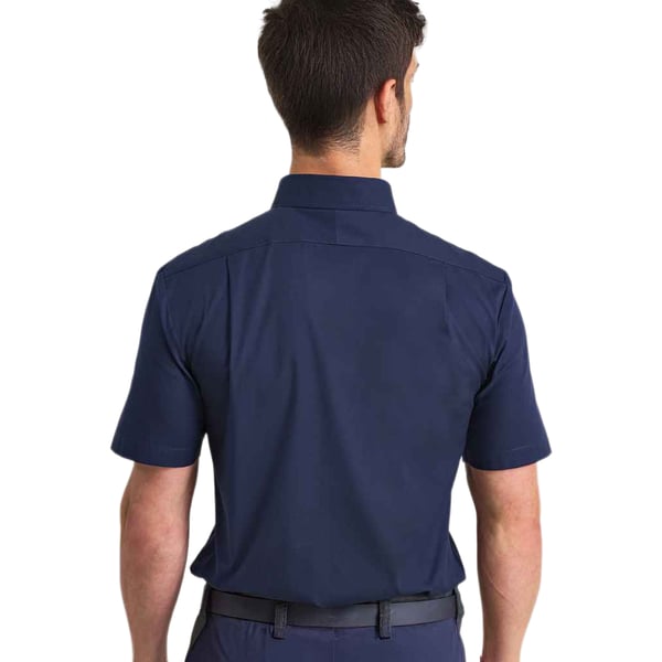 Premier Mens Supreme Oxford Short-Sleeved Formal Shirt