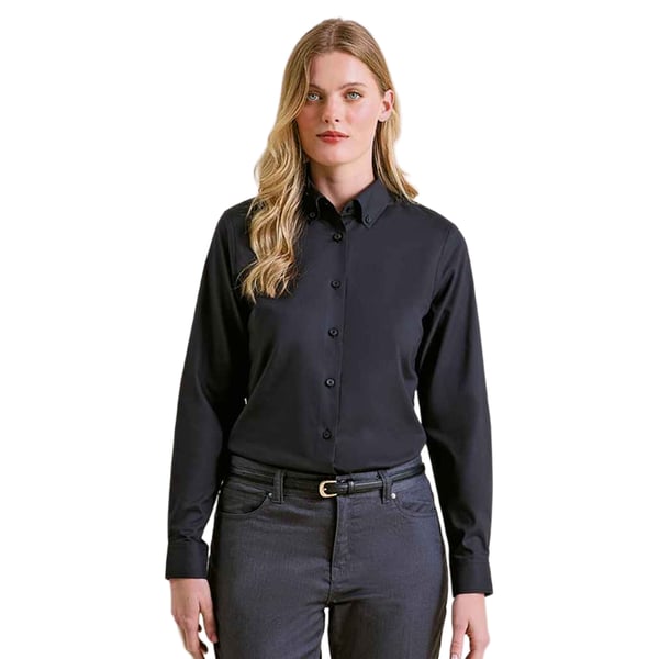 Premier Womens/Ladies Supreme Oxford Long-Sleeved Formal Shirt