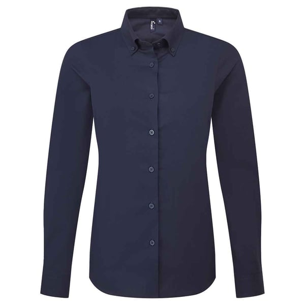 Premier Womens/Ladies Supreme Oxford Long-Sleeved Formal Shirt