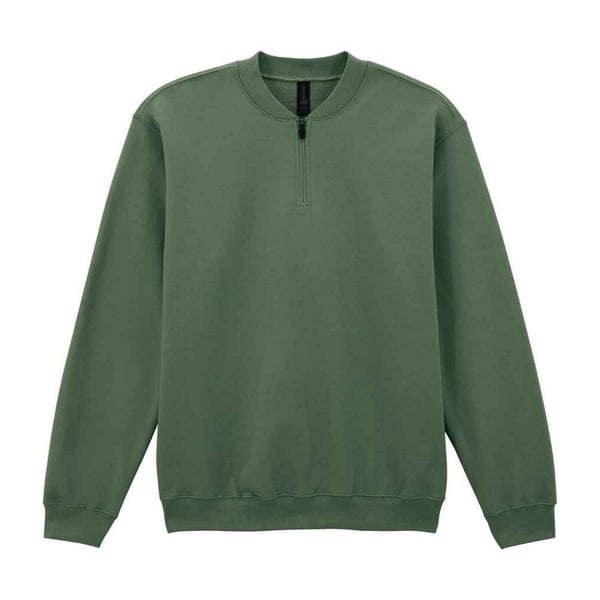 Gildan Unisex Adult Softstyle Midweight Quarter Zip Sweatshirt