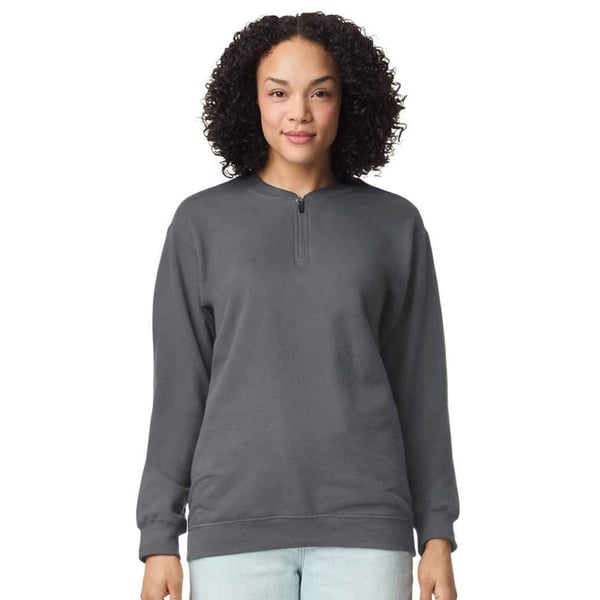 Gildan Unisex Adult Softstyle Midweight Quarter Zip Sweatshirt