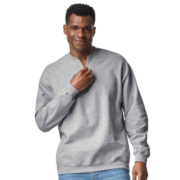 Gildan Unisex Adult Softstyle Midweight Quarter Zip Sweatshirt