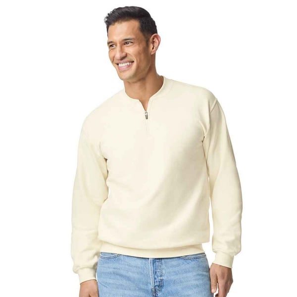 Gildan Unisex Adult Softstyle Midweight Quarter Zip Sweatshirt