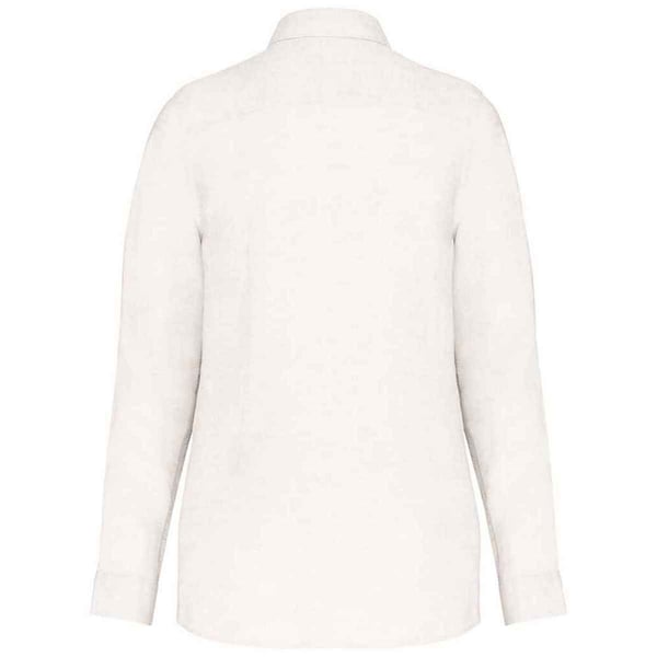 Spasso Womens/Ladies Linen Long-Sleeved Shirt