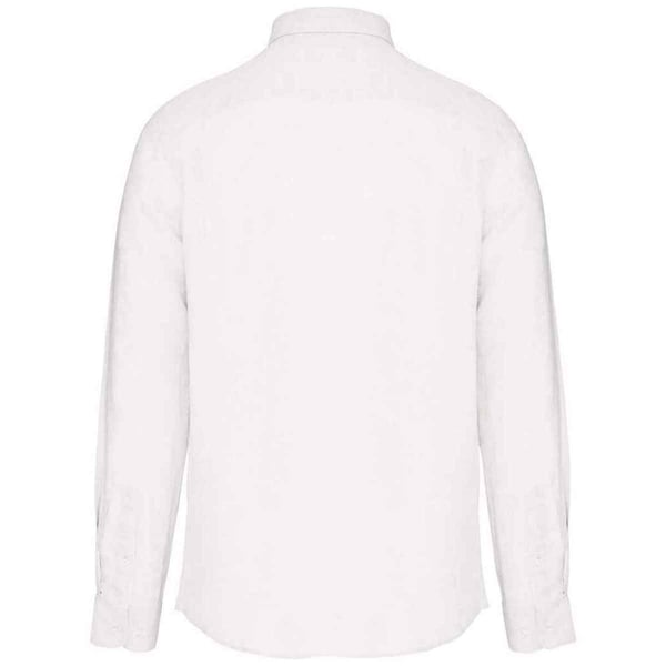 Spasso Mens Linen Long-Sleeved Shirt