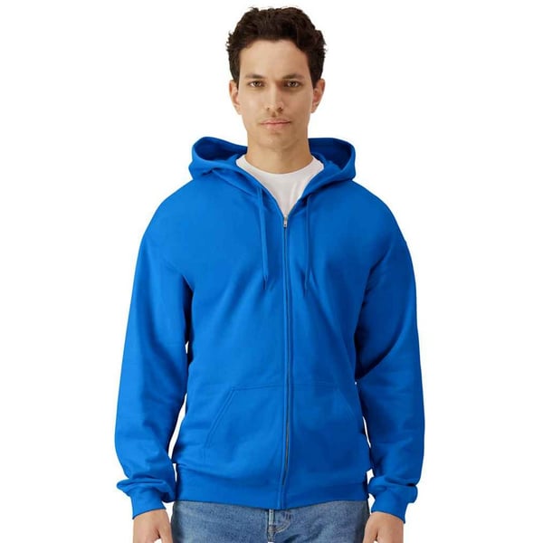 Gildan Unisex Adult Softstyle Midweight Full Zip Hoodie