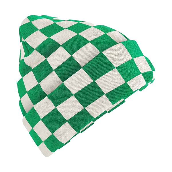 Beechfield Unisex Adult Checkerboard Beanie