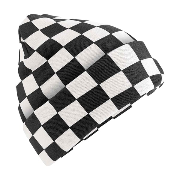 Beechfield Unisex Adult Checkerboard Beanie