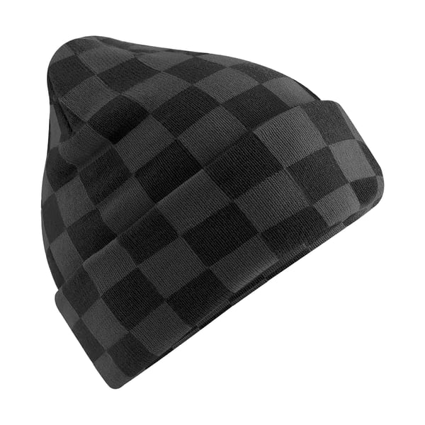Beechfield Unisex Adult Checkerboard Beanie