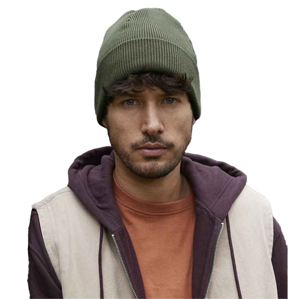 Beechfield Unisex Adult Cuffed Organic Cotton Heavyweight Beanie