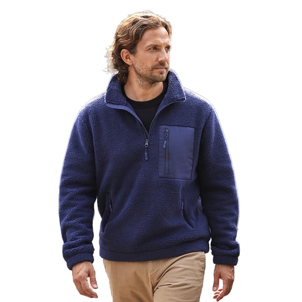 Ravine Unisex Adult Borg Quarter Zip Fleece Jacket