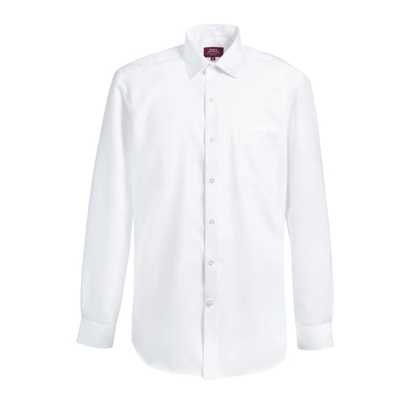 Brook Taverner Mens Ortona Classic Long-Sleeved Formal Shirt