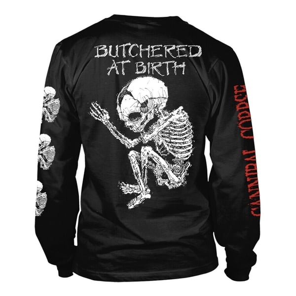 Cannibal Corpse Unisex Vuxen Butchered At Birth Baby Långärmad T-shirt
