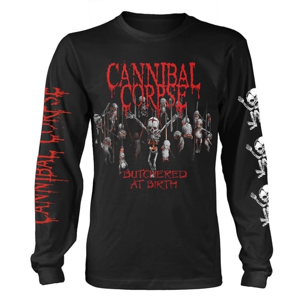 Cannibal Corpse Unisex Vuxen Butchered At Birth Baby Långärmad T-shirt