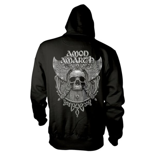 Amon Amarth Unisex Adult Skull Hoodie