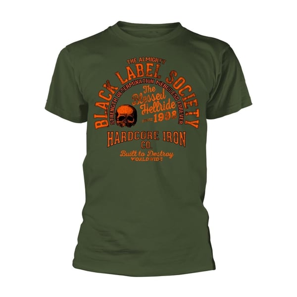 Black Label Society Unisex Aikuisten Hardcore Iron T-paita