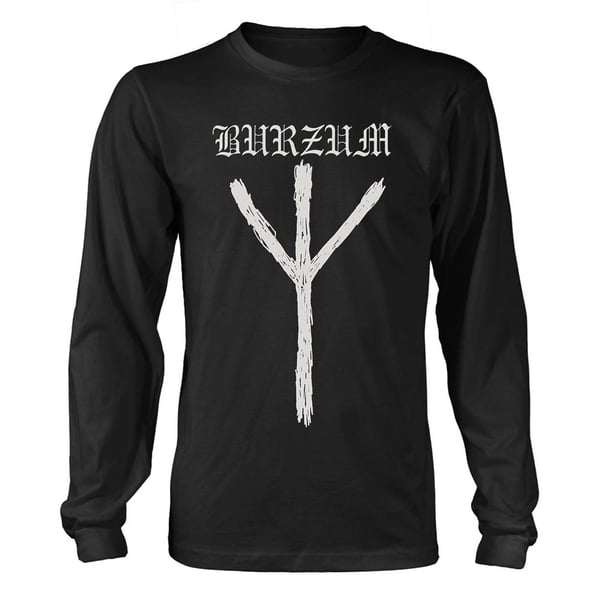 Burzum Unisex Aikuisten Riimu Pitkähihainen T-paita