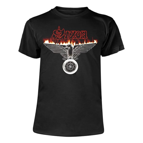 Saxon Unisex Aikuisten Wheels Of Steel T-paita
