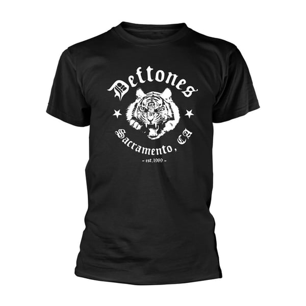 Deftones Unisex aikuisten Sacramento Tiger T-paita
