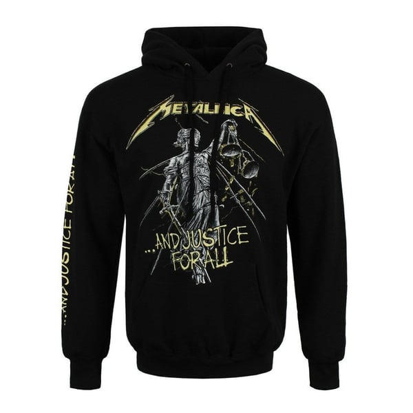 Metallica Unisex Adult And Justice For All Tracks Hoodie