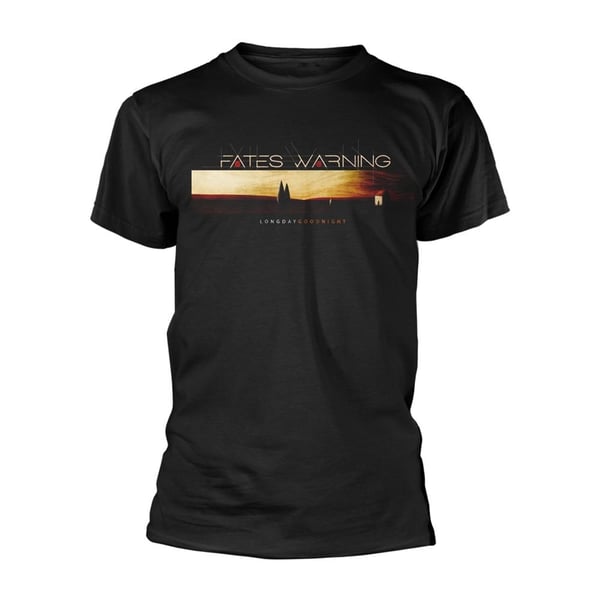 Fates Warning Unisex T-shirt til voksne med lang dag og godnat