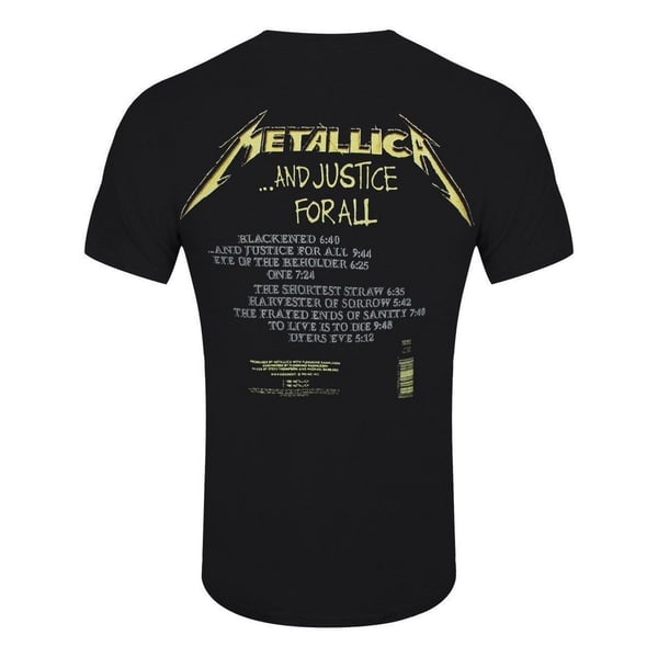 Metallica Unisex T-shirt til voksne og retfærdighed for alle spor