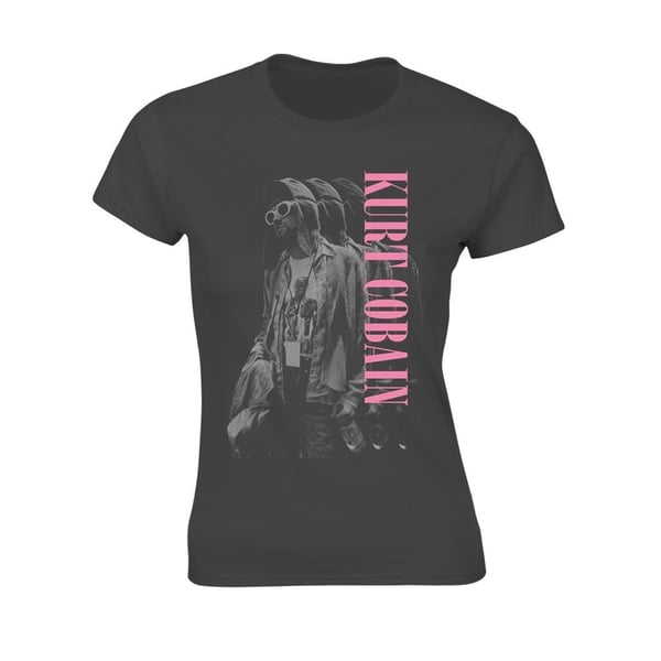 Kurt Cobain Dam T-shirt Stående