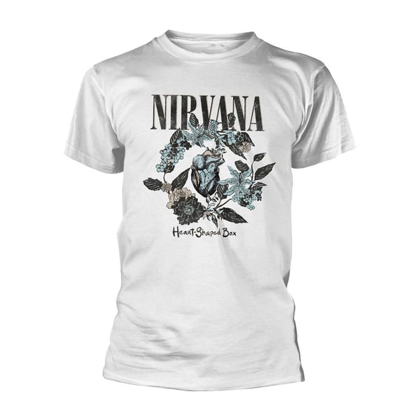 Nirvana Unisex T-shirt med hjerteformet kasse til voksne