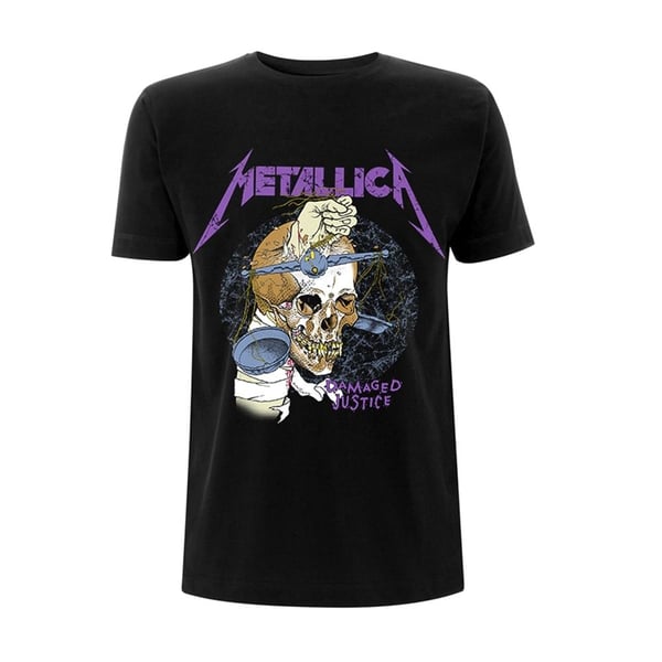 Metallica Unisex T-shirt til voksne med hammer til skader