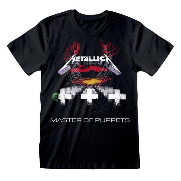 Metallica Unisex Aikuisten Master Of Puppets Tracks T-paita