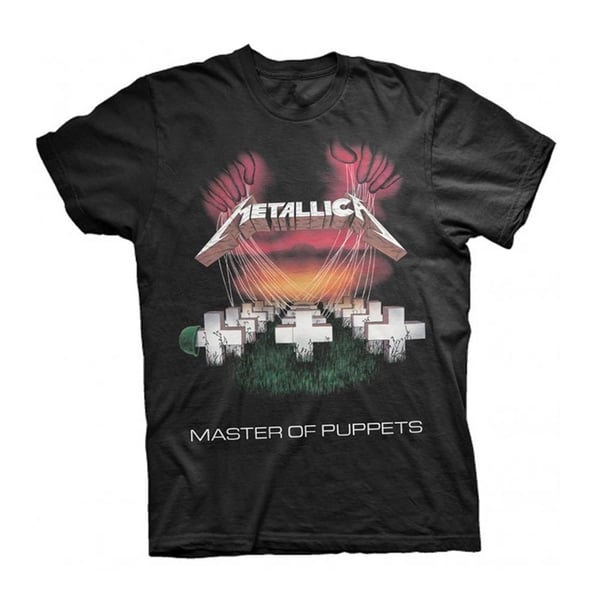 Metallica Unisex T-shirt til voksne med MOP European Tour 86