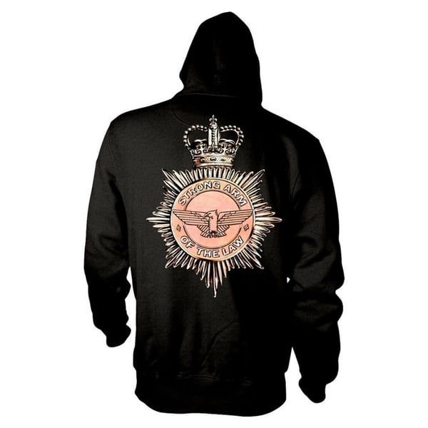 Saxon Unisex Adult Strong Arm Of The Law Full Zip Hoodie