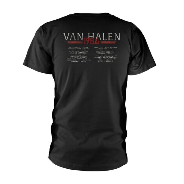 Van Halen Unisex 84 Tour T-shirt til voksne