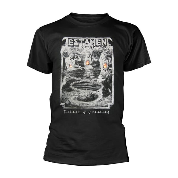 Testament Unisex T-shirt til voksne med Titans Of Creation Europa 2020-turne