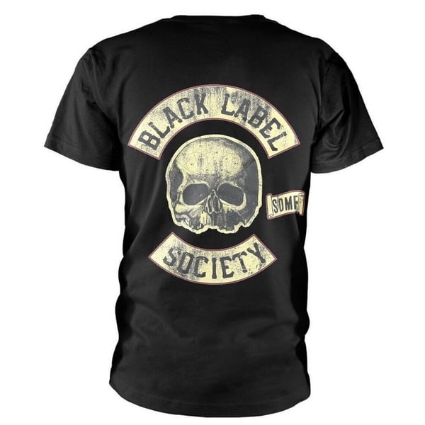 Black Label Society Unisex Adult Hell Riding Worldwide T-Shirt