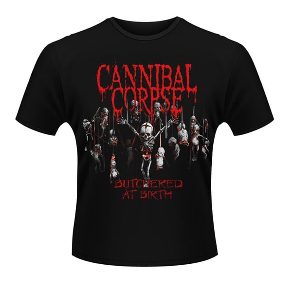Cannibal Corpse Unisex Aikuisten Butchered At Birth 2015 T-paita