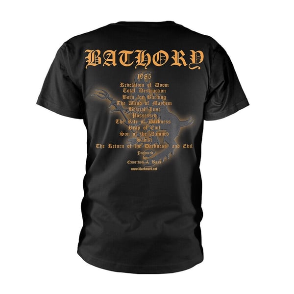 Bathory Unisex T-shirt til voksne The Return 2017