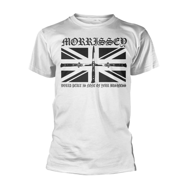 Morrissey Unisex aikuisten linkkuveitsi T-paita