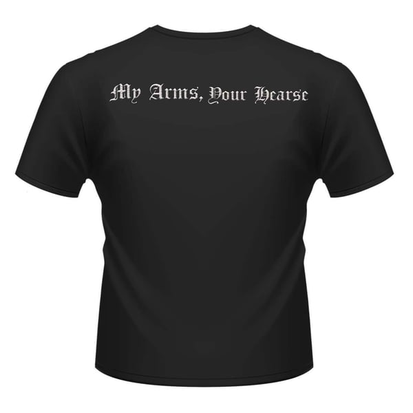 Opeth Unisex T-shirt til voksne med mine arme og din hjertevogn
