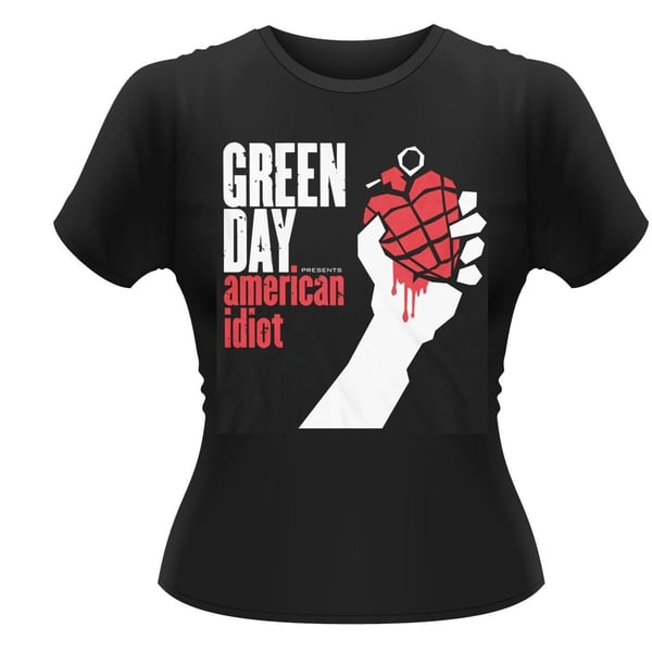 Green Day Womens/Ladies American Idiot T-Shirt