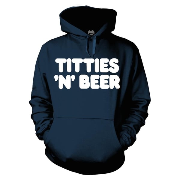 Frank Zappa Unisex Adult Titties ´N´ Beer Hoodie