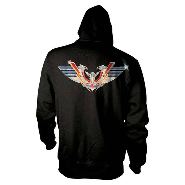 Hawkwind Unisex voksen Sonic Attack hættetrøje med lynlås