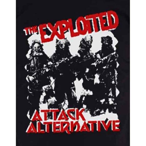 The Exploited Unisex T-shirt til voksne med angreb