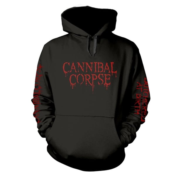 Cannibal Corpse Unisex Vuxen Butchered At Birth Explicit Hoodie