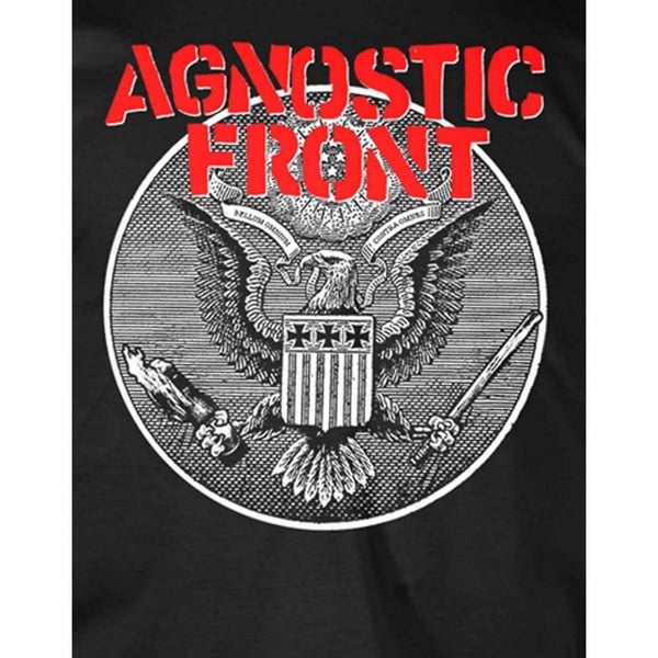 Agnostic Front Unisex Aikuisten Against All Eagle T-paita