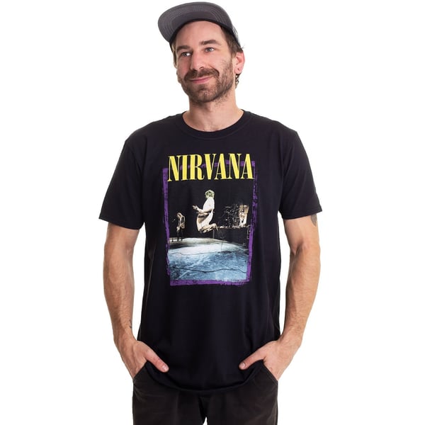 Nirvana Unisex aikuisten Stage Jump T-paita