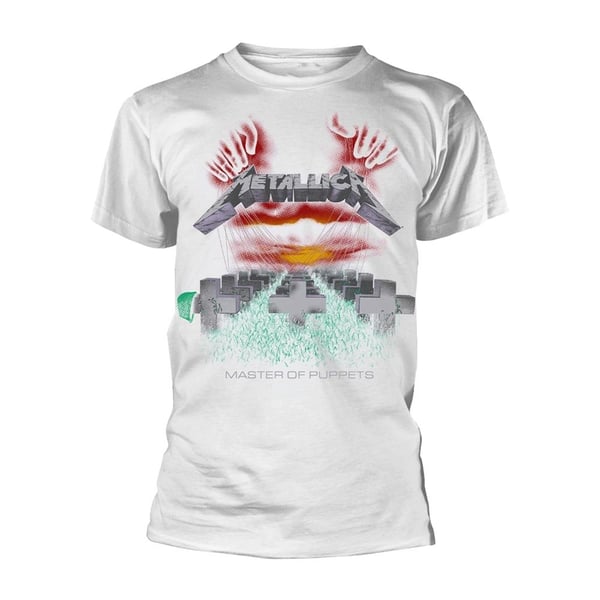 Metallica Unisex T-shirt til voksne med en mester i dukkemagere