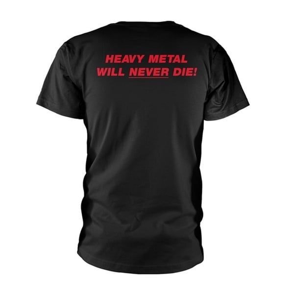 Metal Blade Records Unisex voksen T-shirt med gammeldags skoleryggen af en snitter med print