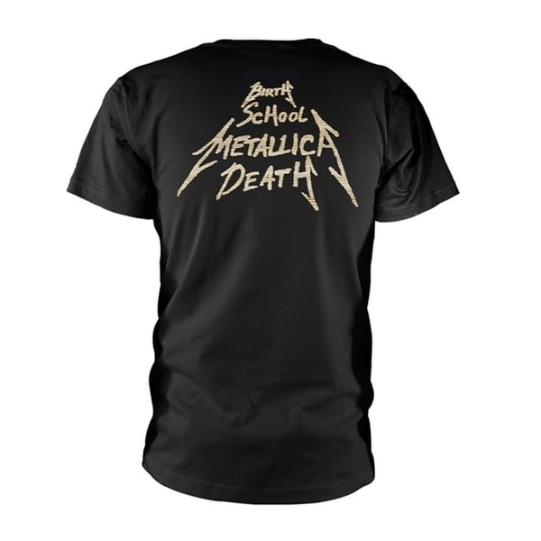 Metallica Unisex T-shirt til voksne med krydsede arme ved fødsel og død